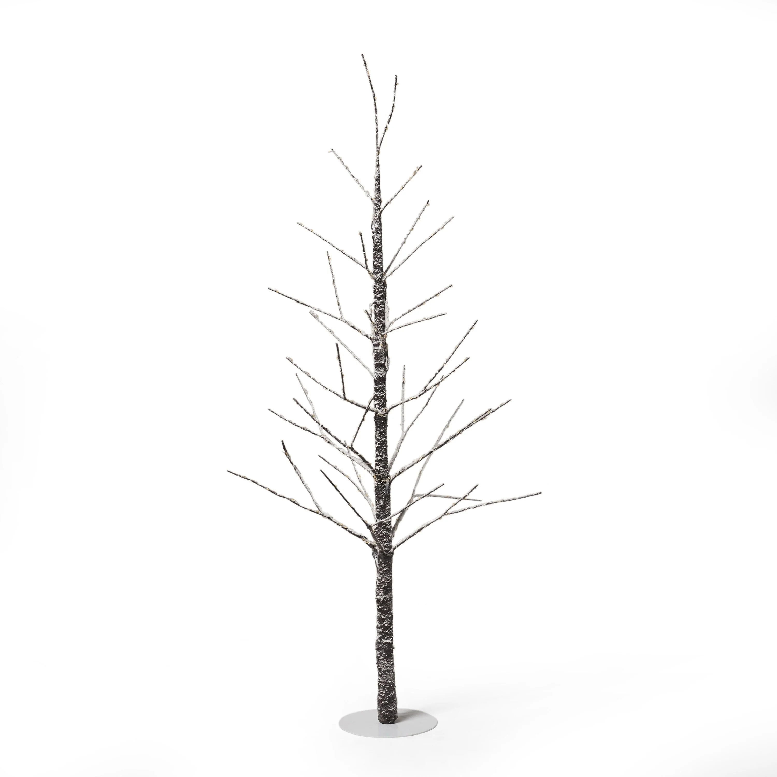 4FT LED Twig Christmas Tree, Pre-Lit Paper Tree for Holiday Decoration, Easy Assembly