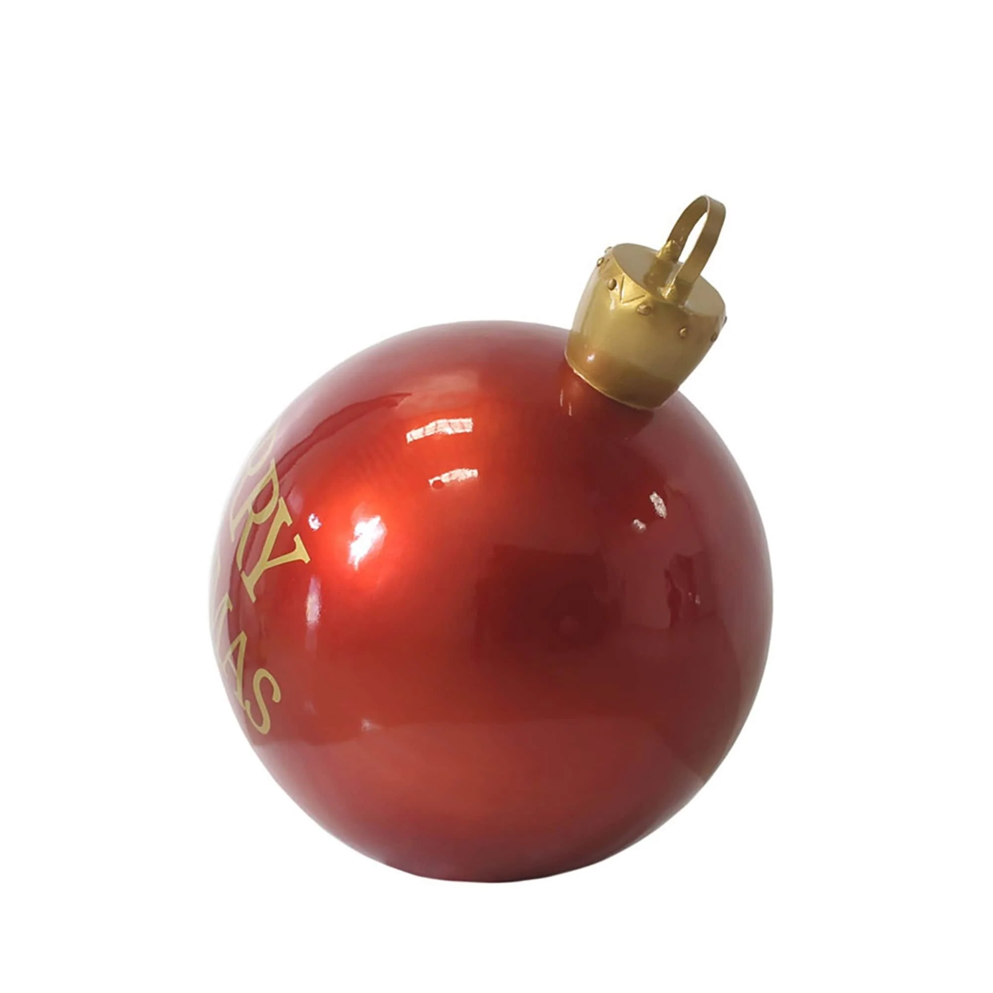 Commercial Merry Christmas Fiberglass Ball Ornament Outdoor Decoration - 26