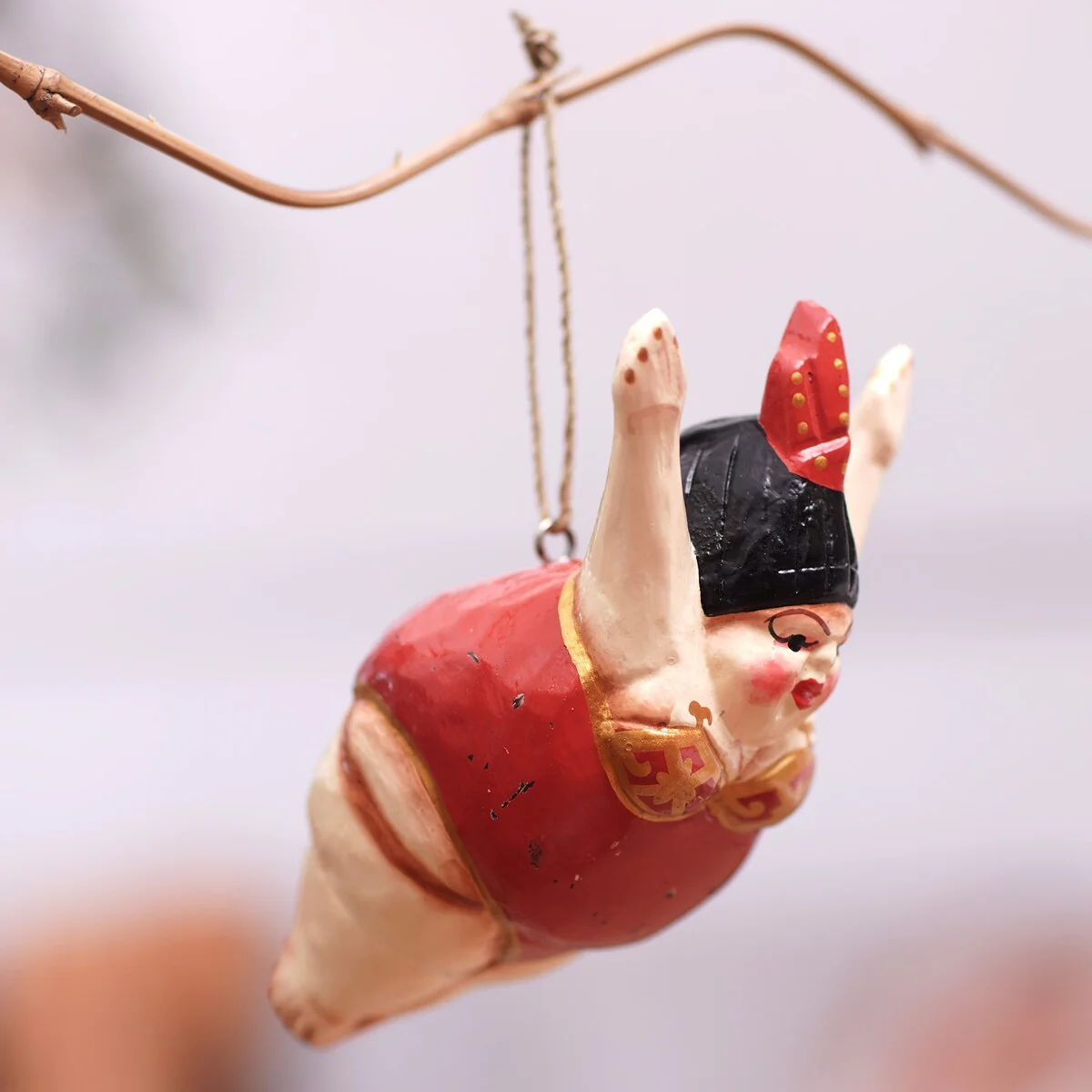 Novica Handmade Graceful Flight Wood Ornament