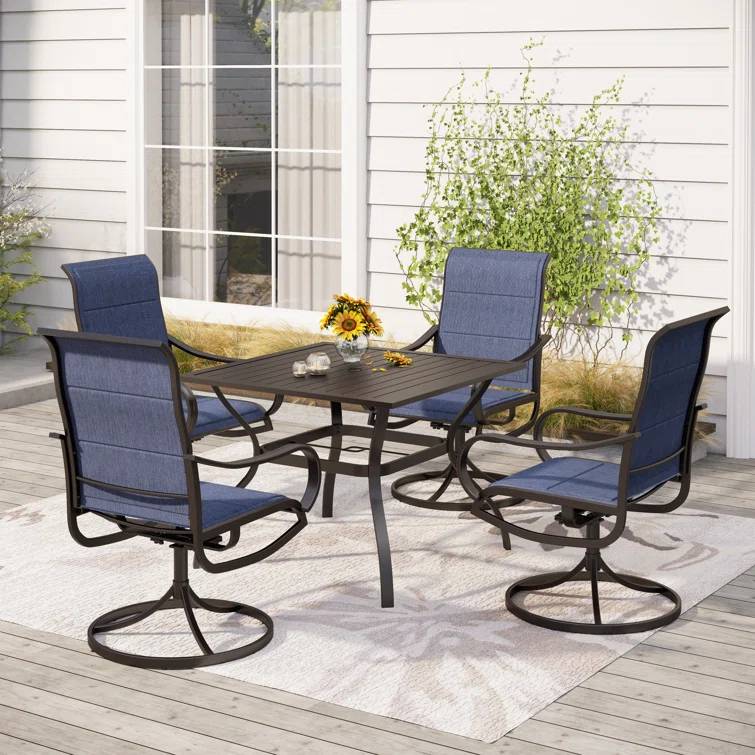 Sutiya 4 - Person Square Outdoor Dining Set