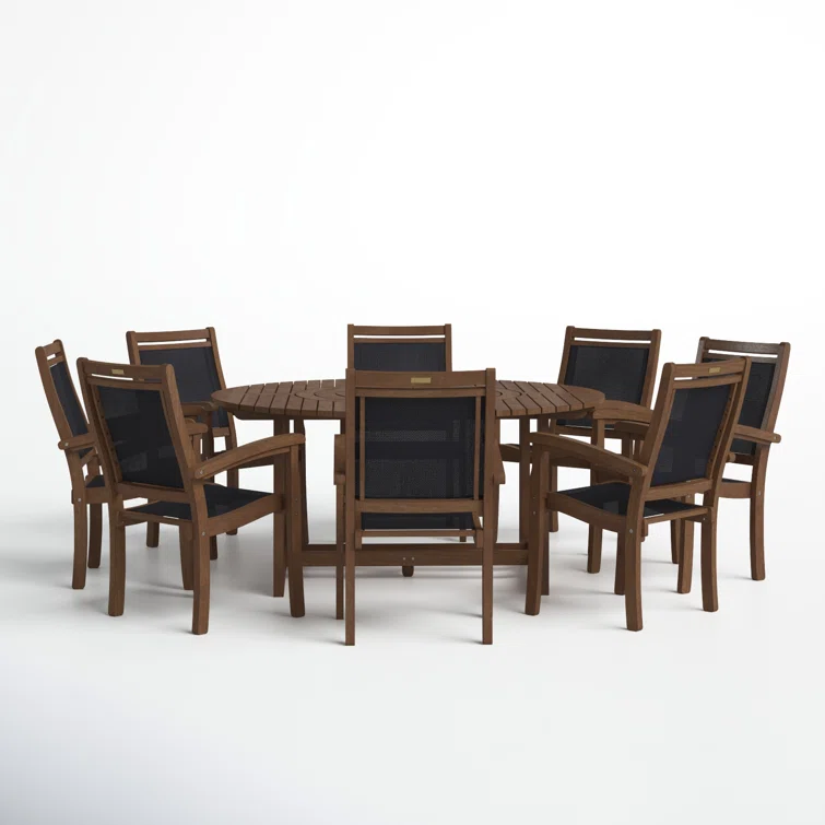 Fleur 8 - Person Round Outdoor Dining Set