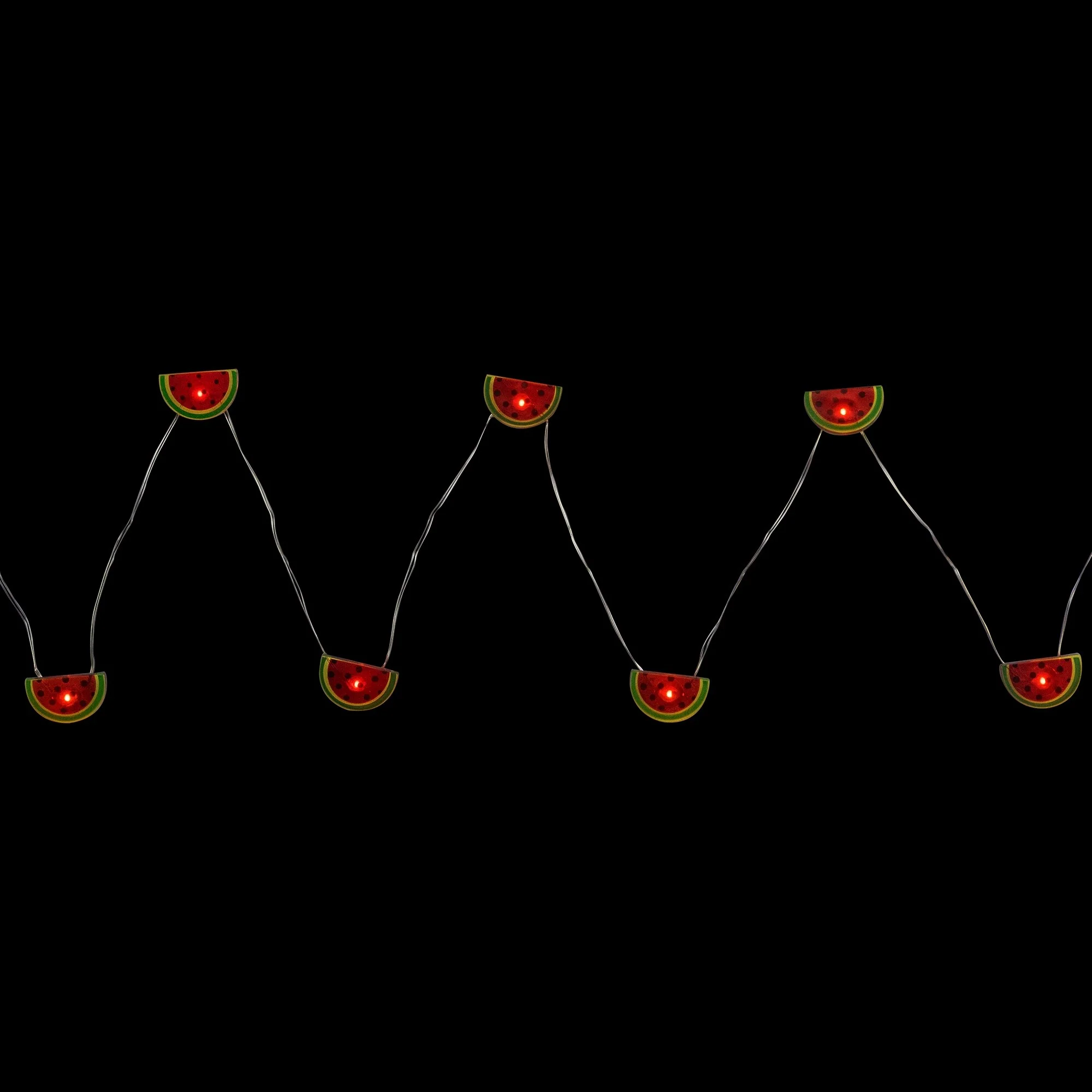 10-Count LED Watermelon Fairy Lights - Warm White