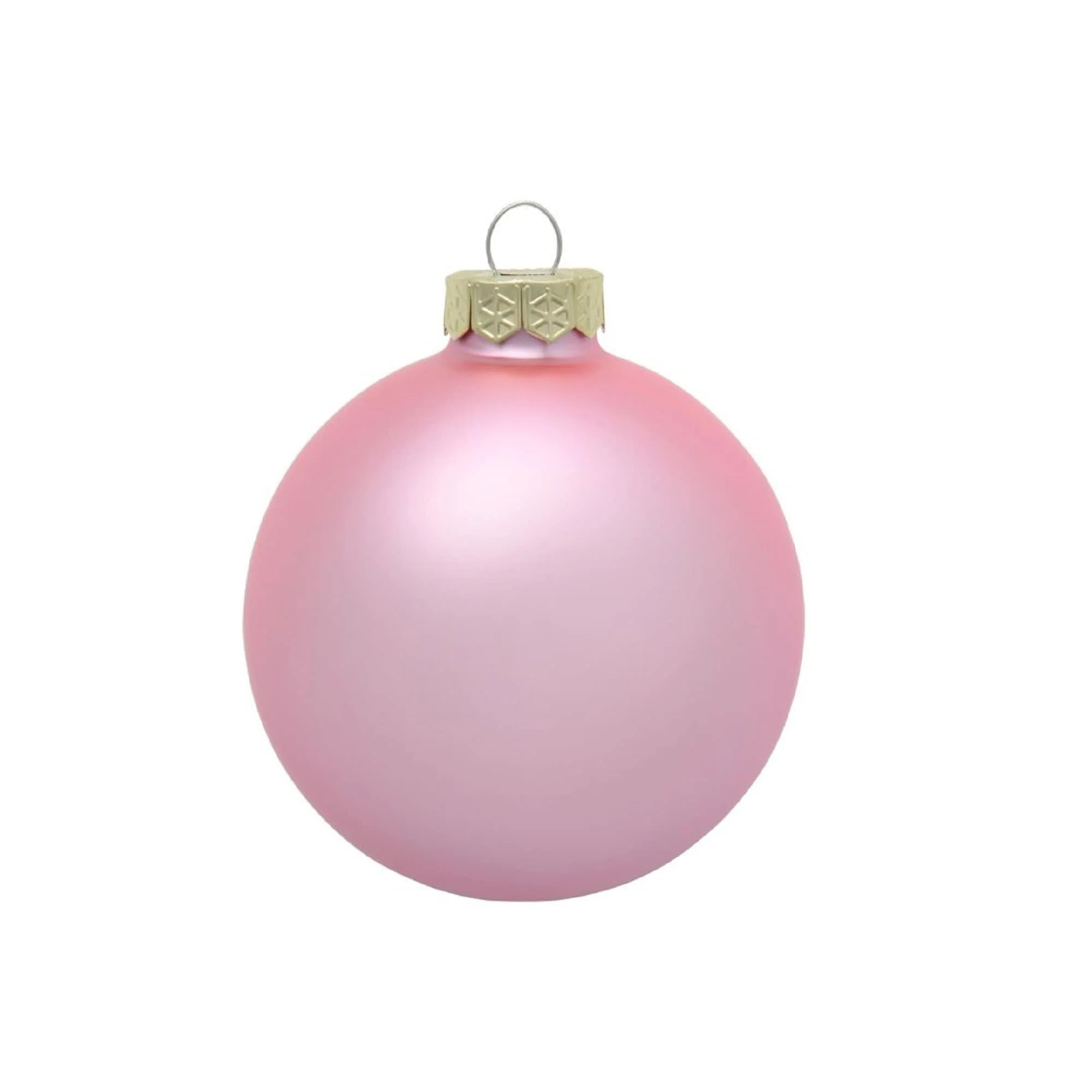 Matte Finish Glass Christmas Ball Ornaments 4.75