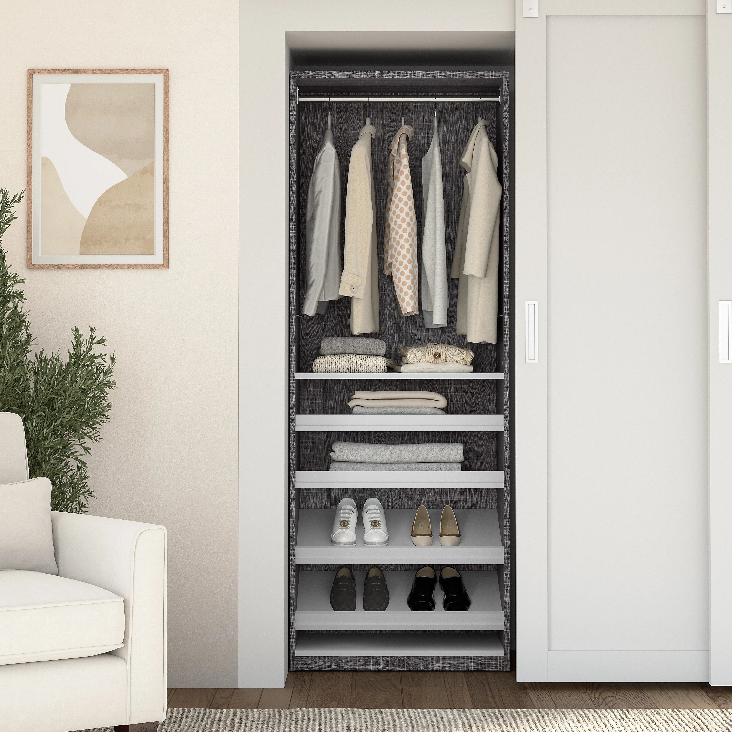 Cielo 30W Closet Organizer by Bestar