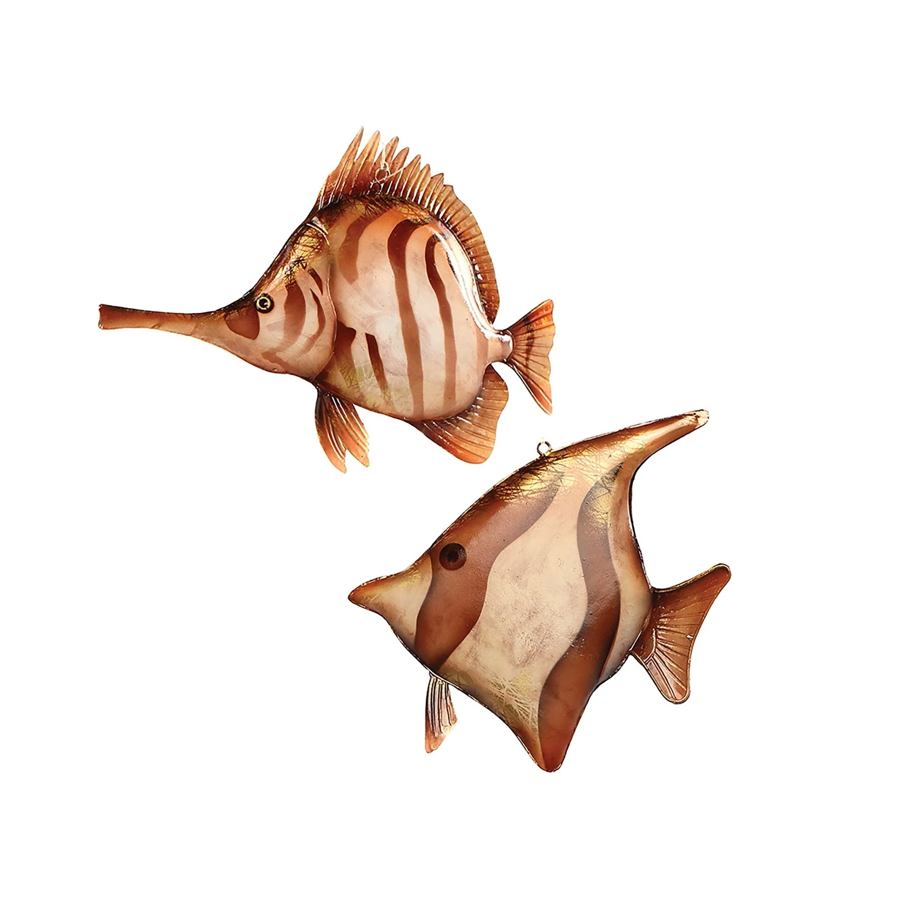 Tortoiseshell Fish Christmas Xmas Ornament Set of 3 - Set of 3