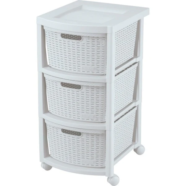 Rimax Three Drawer Rolling Cart