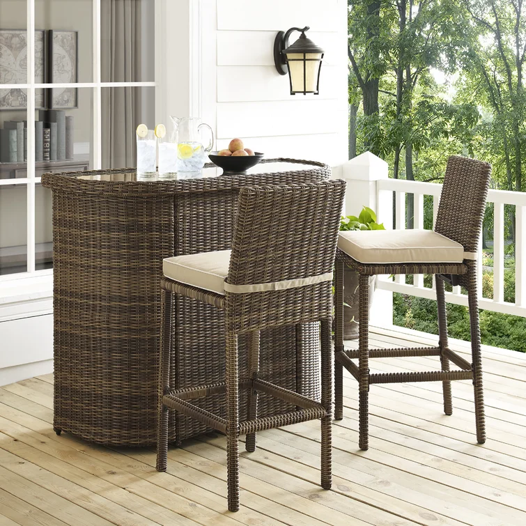 Pranav 2 - Person Specialty Outdoor Dining Set with Cushions