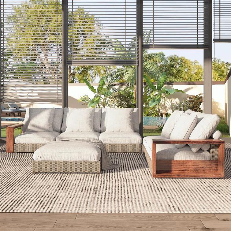 Maitund 6 - Person Outdoor Seating Group with Cushions