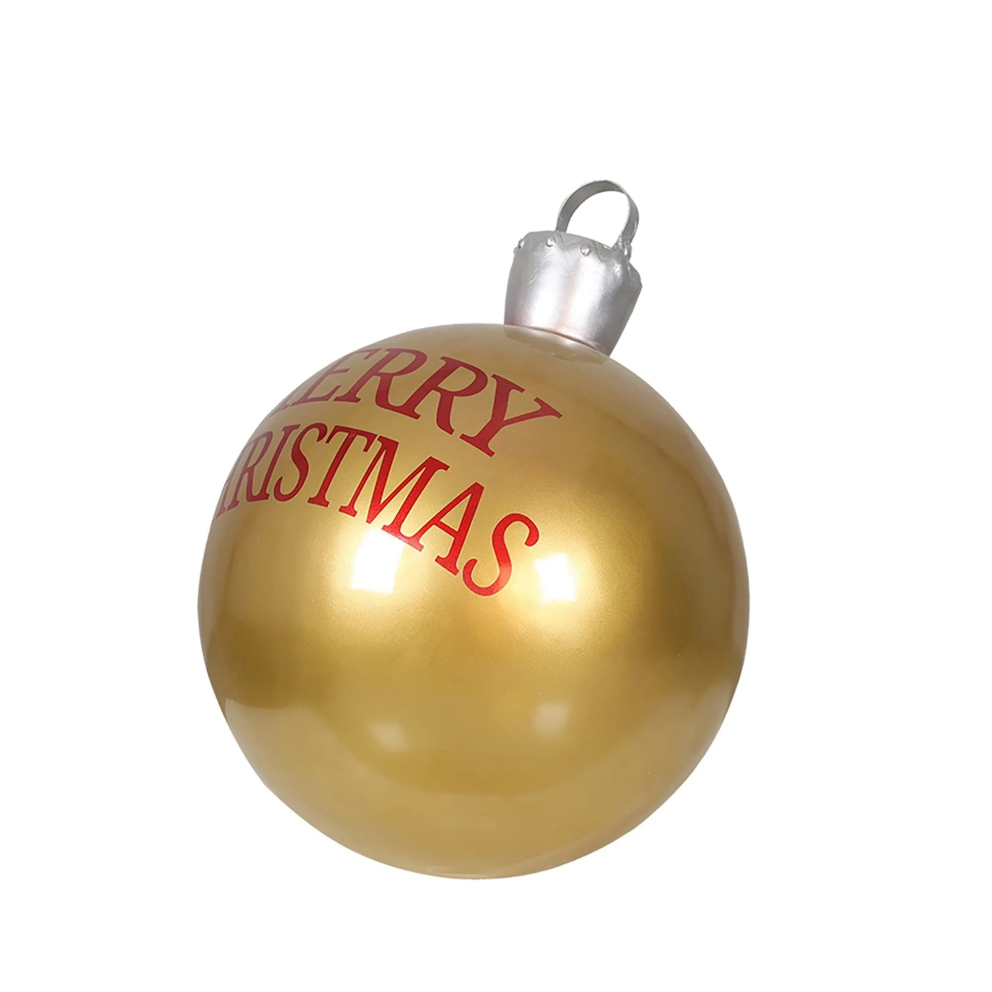 Commercial Fiberglass Merry Christmas Ball Ornament Outdoor Decoration - 26