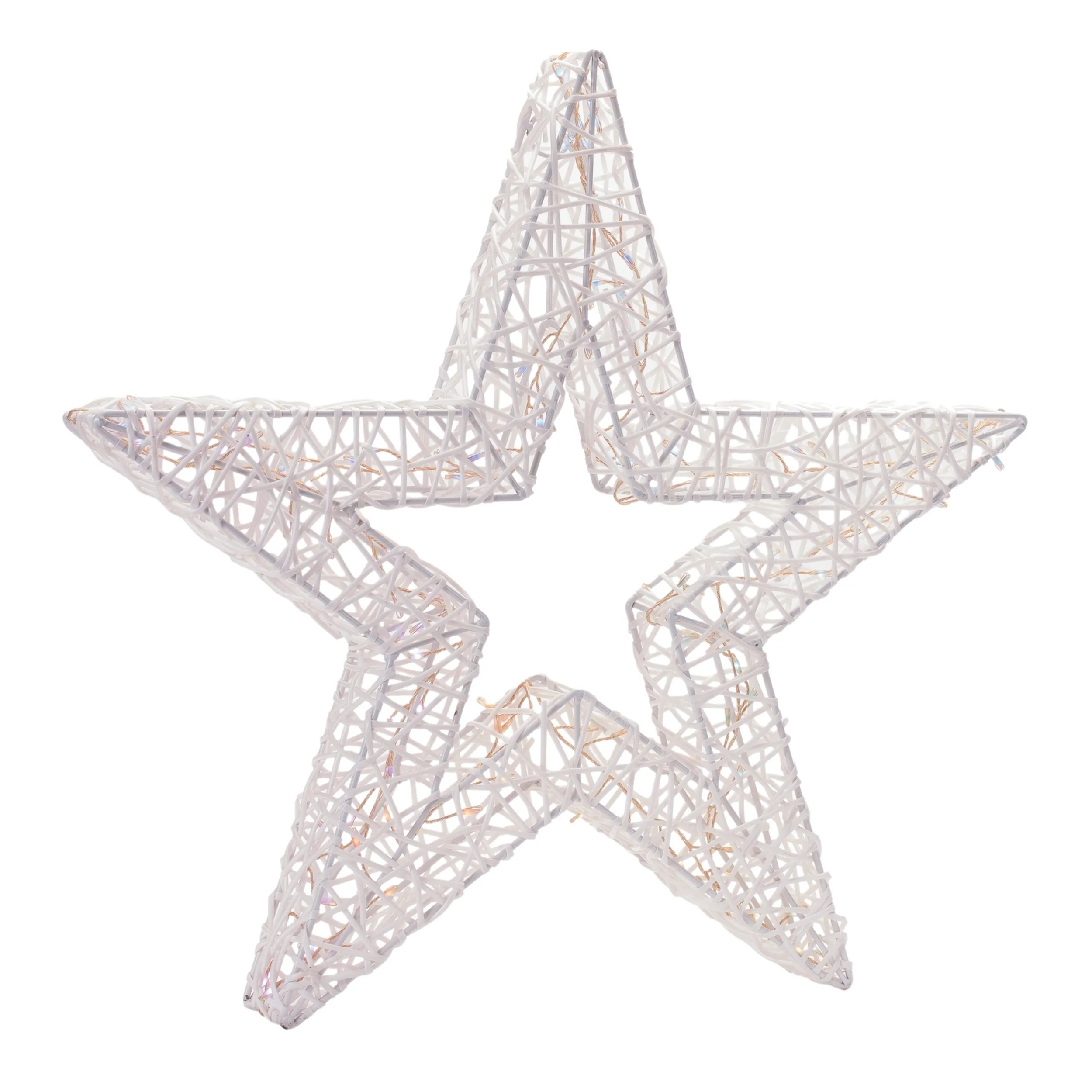 LED Star Decor with UL Plug 24 inches Festive Light Display - 24” x 3” x 22.5” (L x W x H)