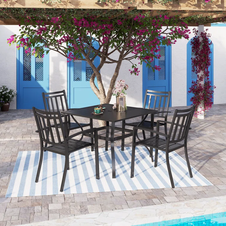 Alyah 4 - Person Square Outdoor Dining Set