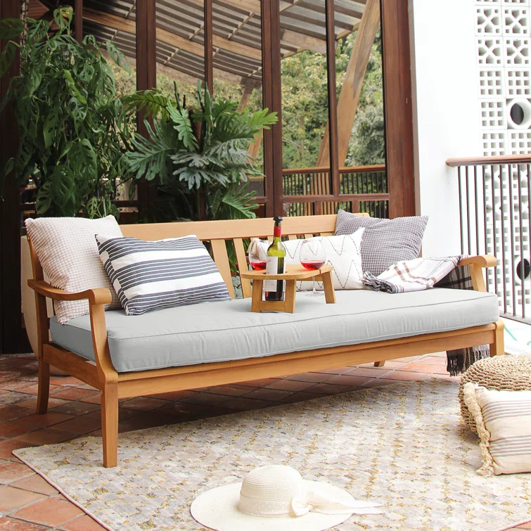 Arizona 4 - Piece Teak Outdoor Seating Group with Cushions
