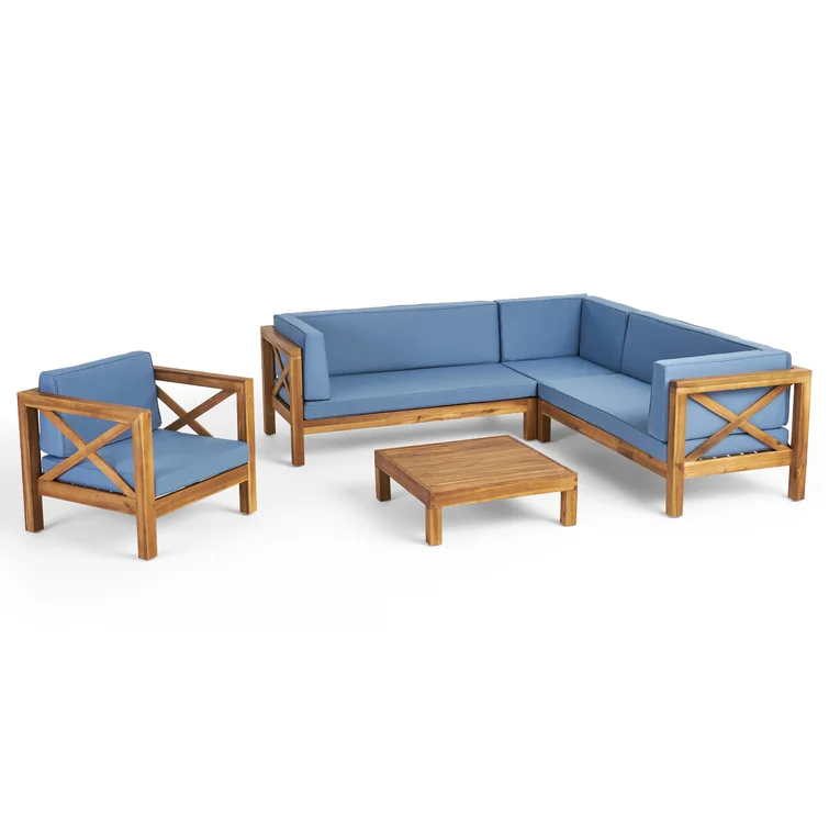 Waterford 6 - Person Outdoor Seating Group with Cushions