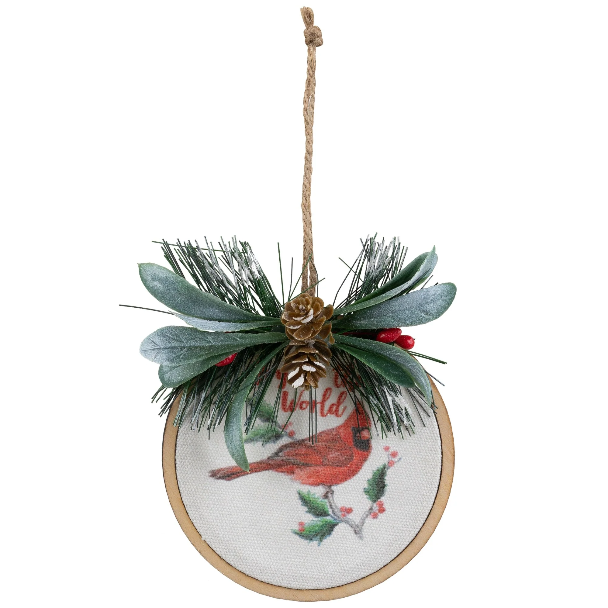 Cardinal and Pinecone