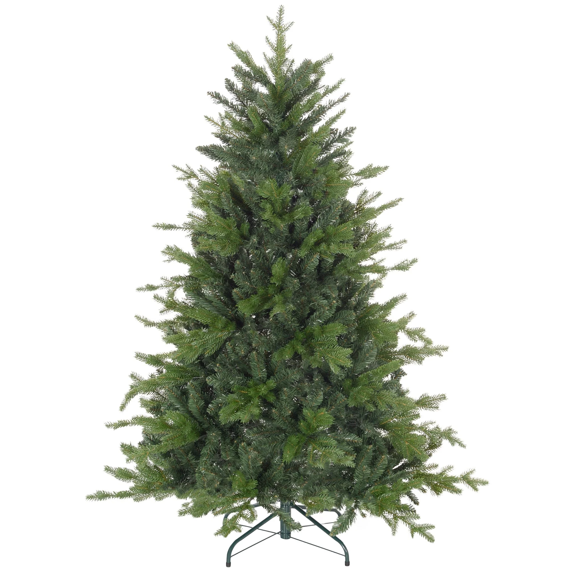 5ft Green Artificial Christmas Tree with 1309 Tips and Flame Retardant Branches, Easy Setup for Holiday Decor