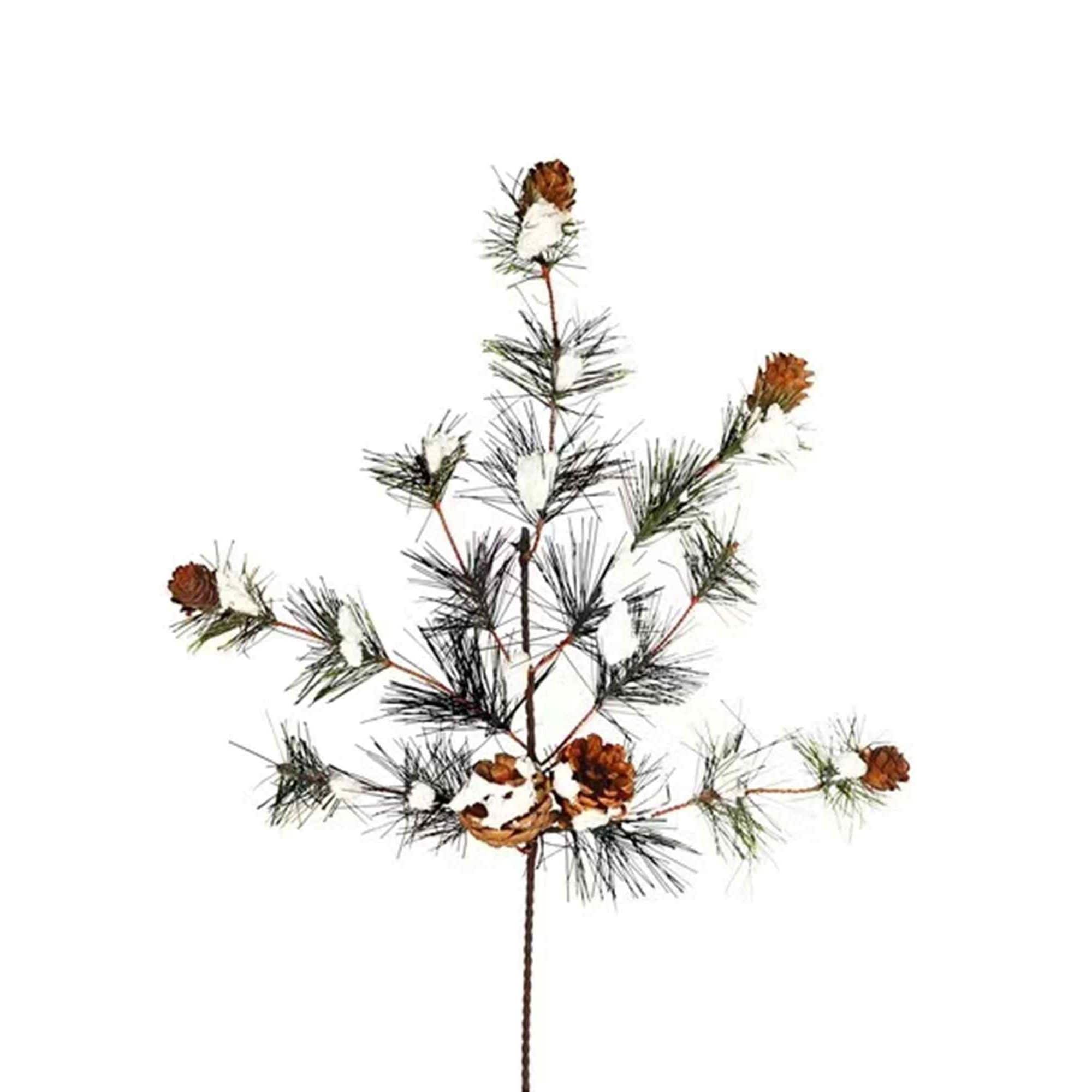 Set of 6 Snowy Pine Christmas Artificial Sprays 21