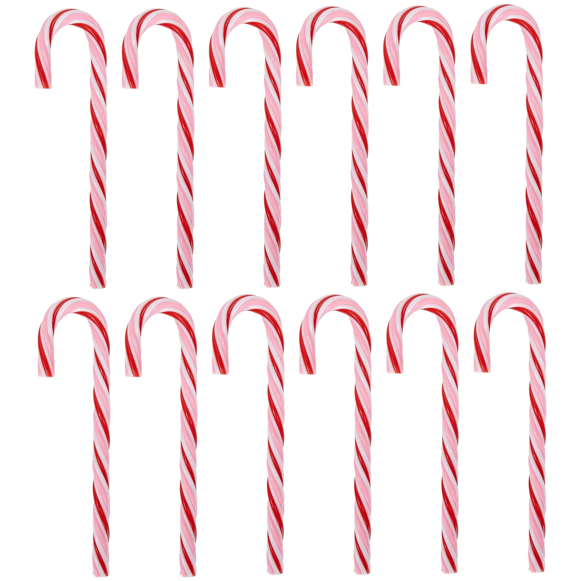 Peppermint Candy Cane Christmas Ornaments - 7