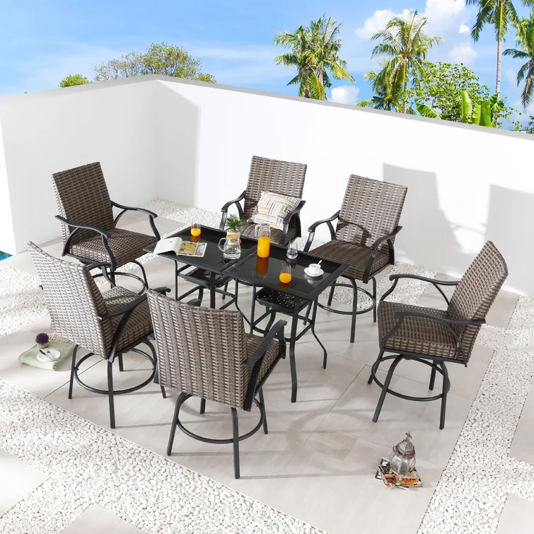 6 - Person Square Outdoor Dining Set