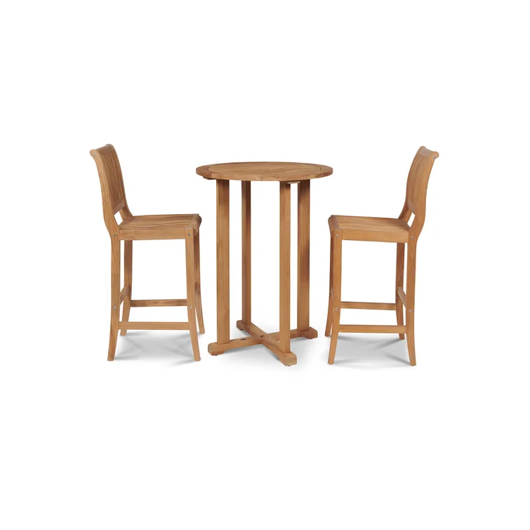 Kauffman 2 - Person Round Outdoor Dining Set
