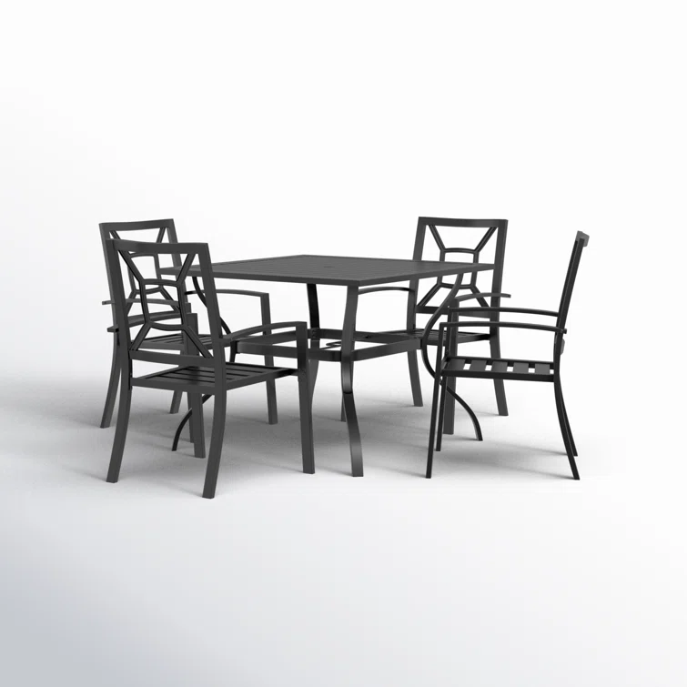 Alyah 4 - Person Square Outdoor Dining Set