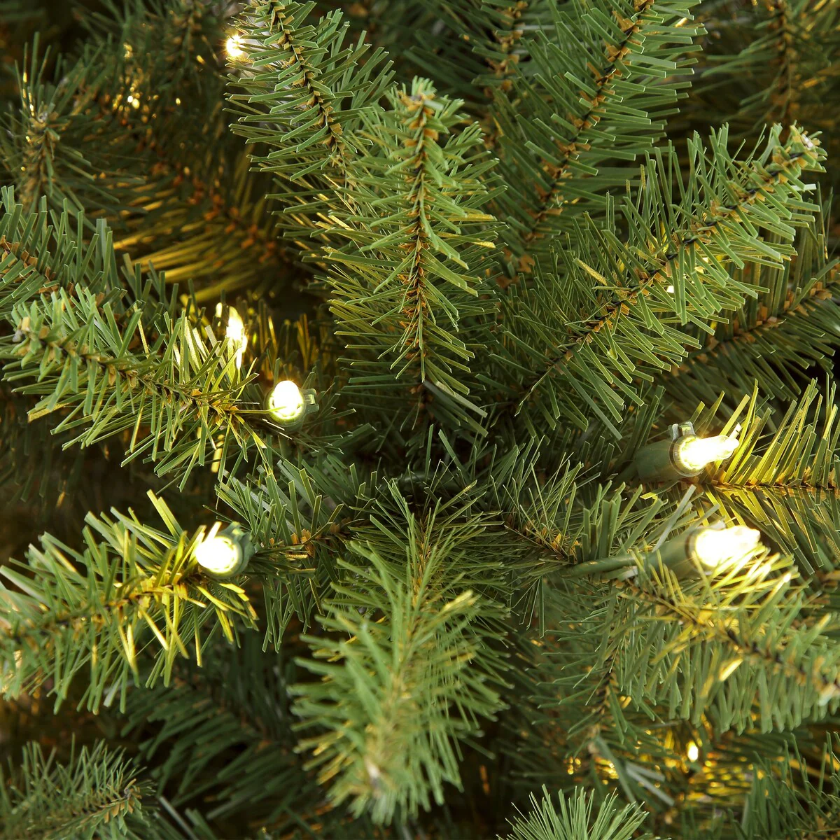 Puleo International 9 ft. Pre-lit Slim Fraser Fir Tree Dual Color LED Lights