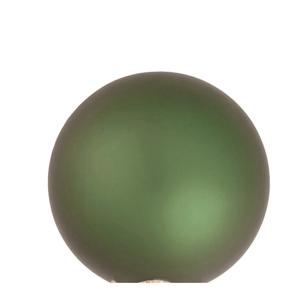 Matte Finish Glass Christmas Ball Ornaments 3.25