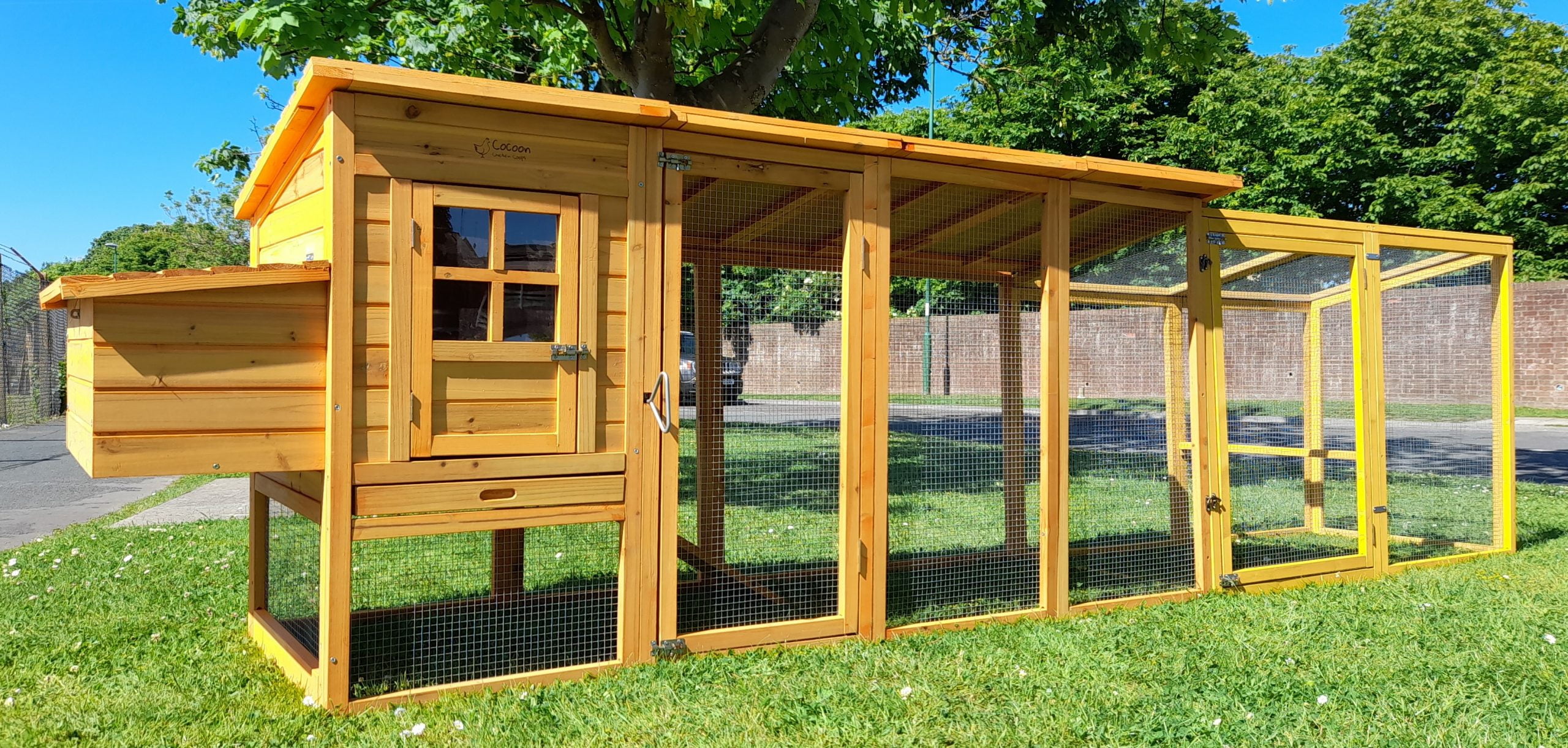 12.5FT Chicken Coop Solid Roof
