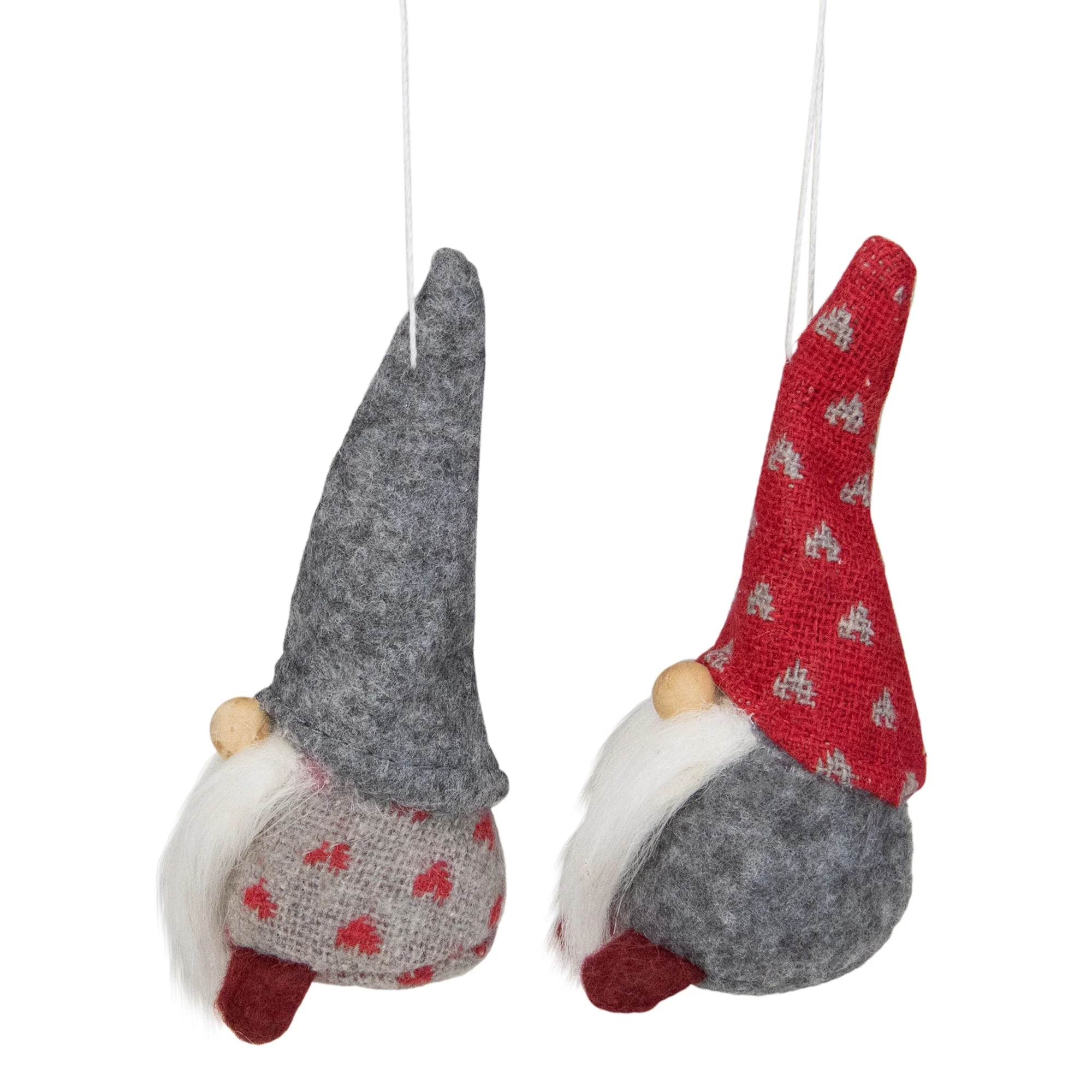 Santa Gnomes Christmas Ornaments - 4.25