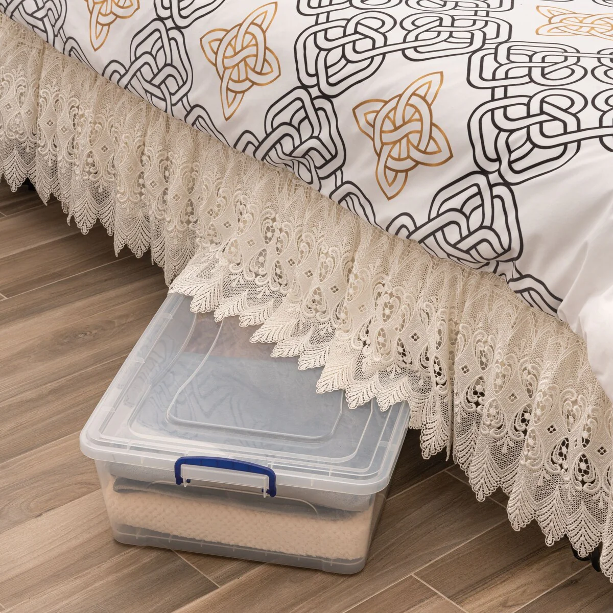 Under Bed Storage Containers with Wheels (2 Pack) - 27