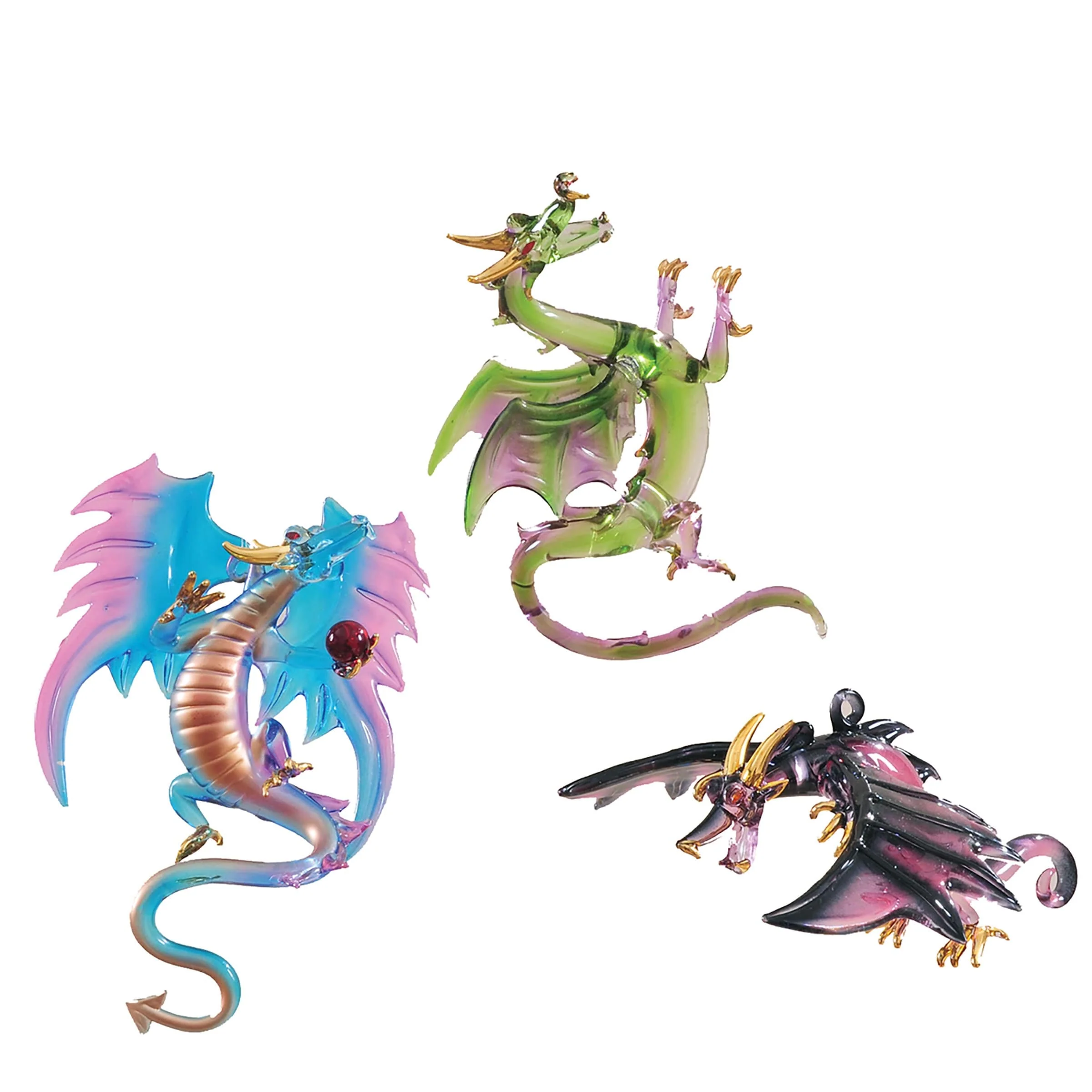 Mystical Dragon Ornament Set of 3 - Set of 3
