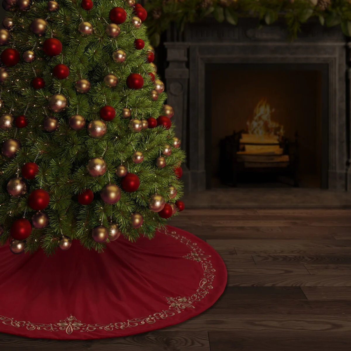 J. Queen New York Noelle Christmas Tree Skirt