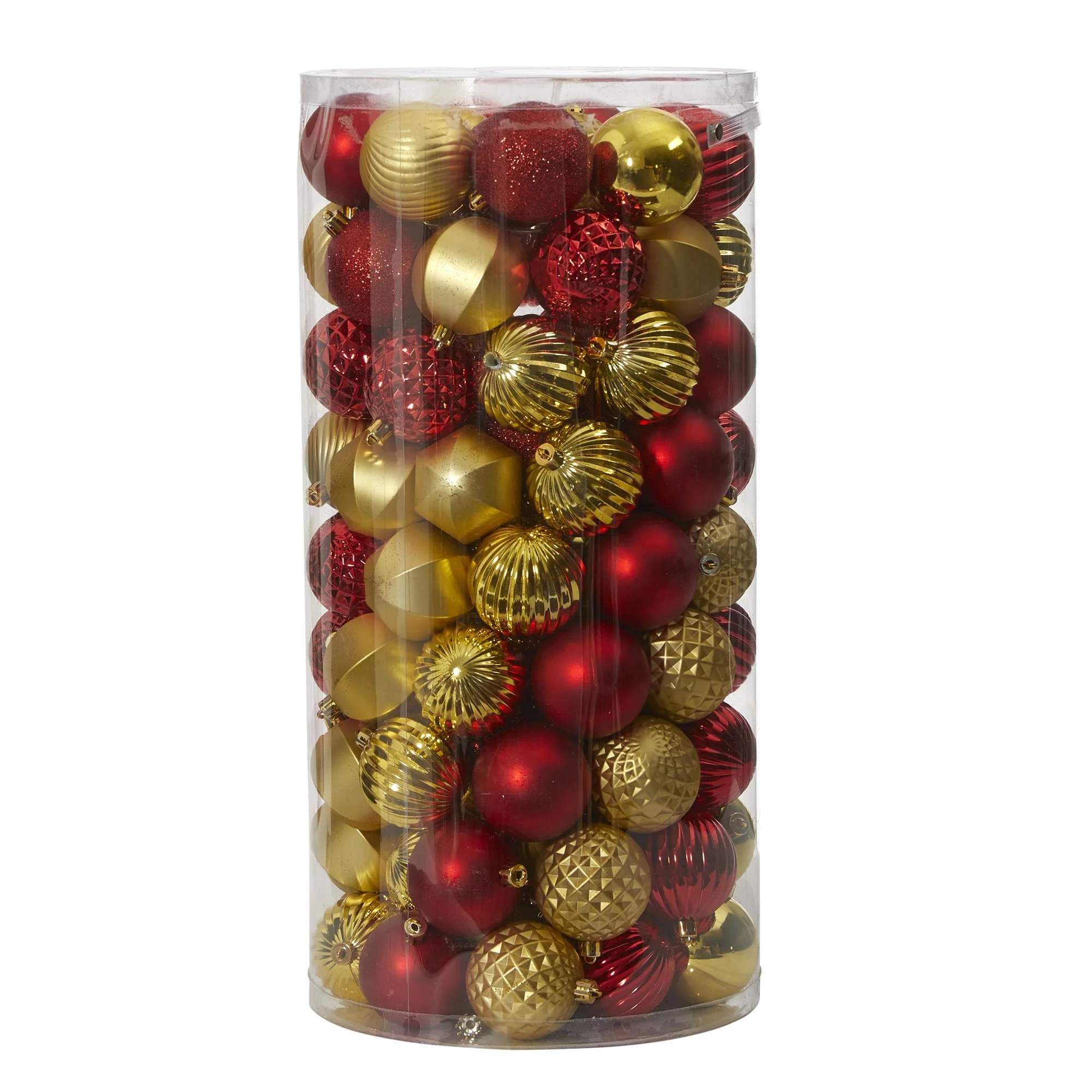 Holiday Shatterproof, 101 Count Christmas Tree Ornament Set, 60mm