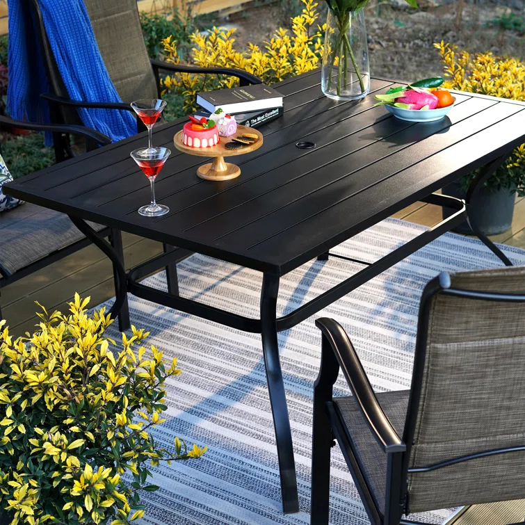 Alyah 6 - Person Rectangular Outdoor Dining Set