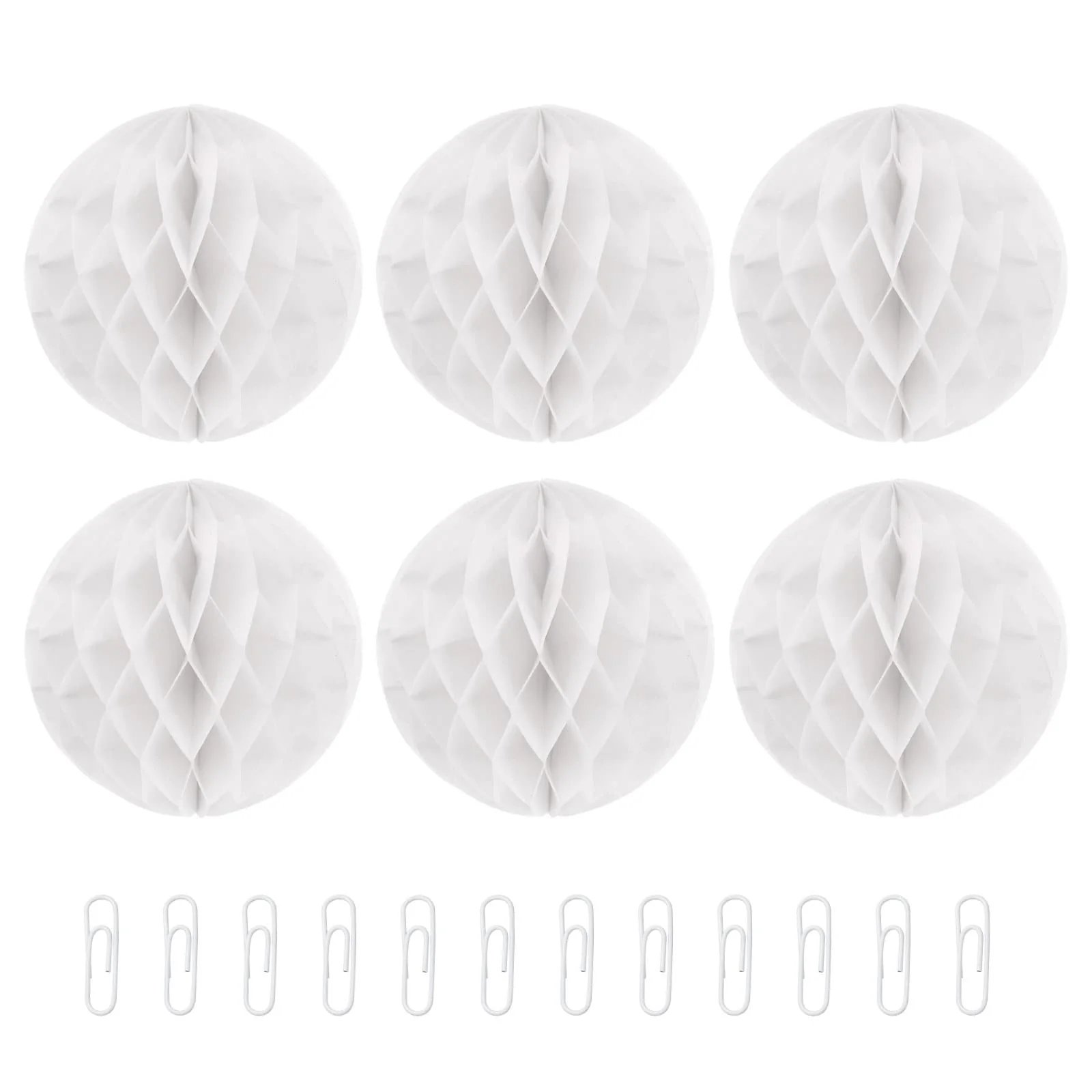 6Pcs Paper Pom-Poms Balls Paper Tissue Flower Ball for Party Decor