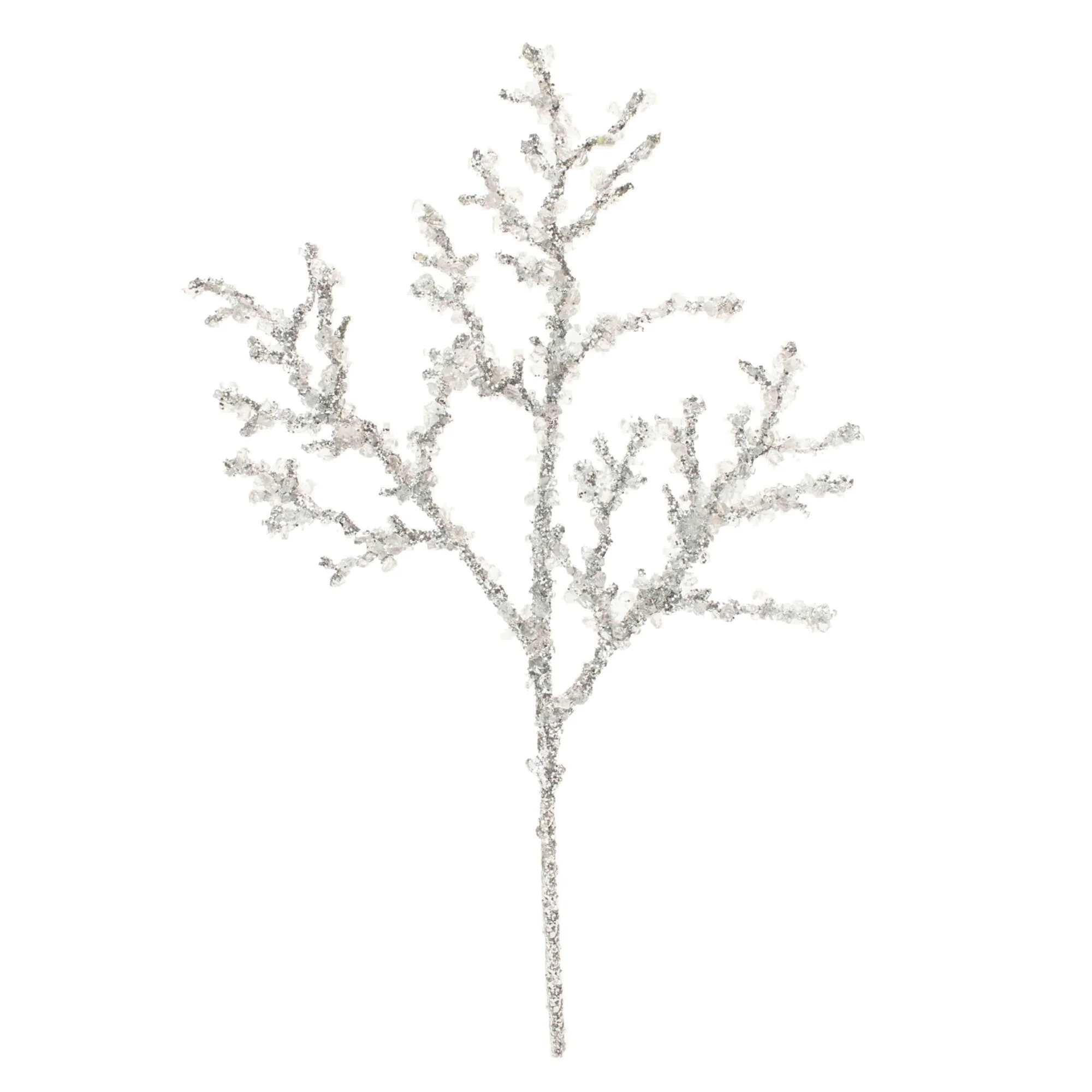 Sequin Icy Artificial Christmas Twig Spray - 17
