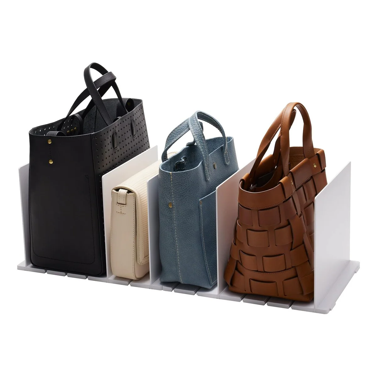 Yamazaki Home Handbag Organizer (Set of 2), ABS Plastic - L 9.45 x W 12.52 x H 8.27 inches