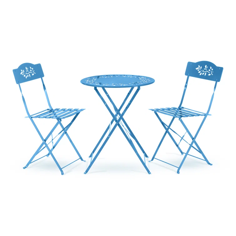 Alfreda 2 - Person Round Outdoor Dining Set