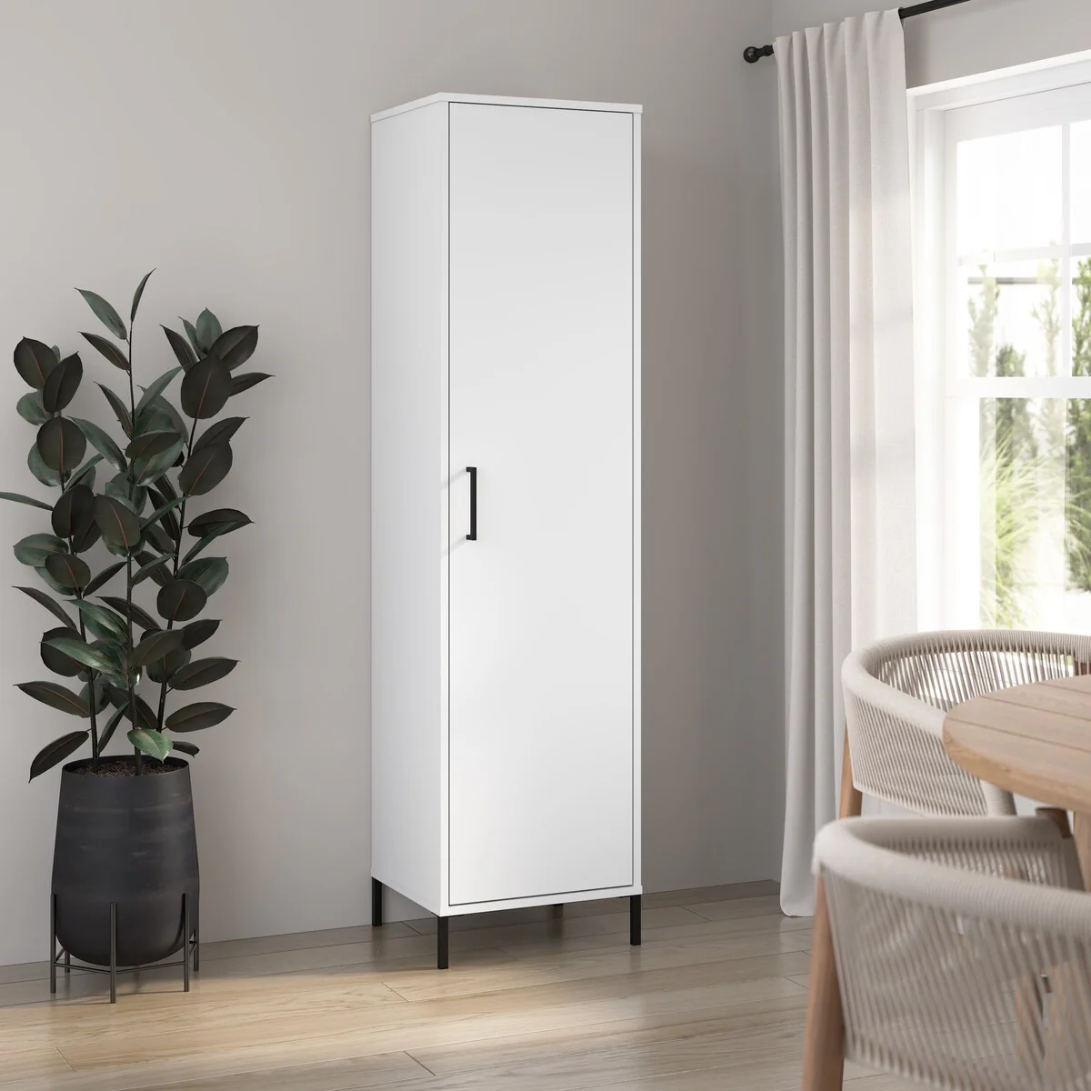 Essence Narrow Kitchen Pantry Cabinet by Bush Furniture