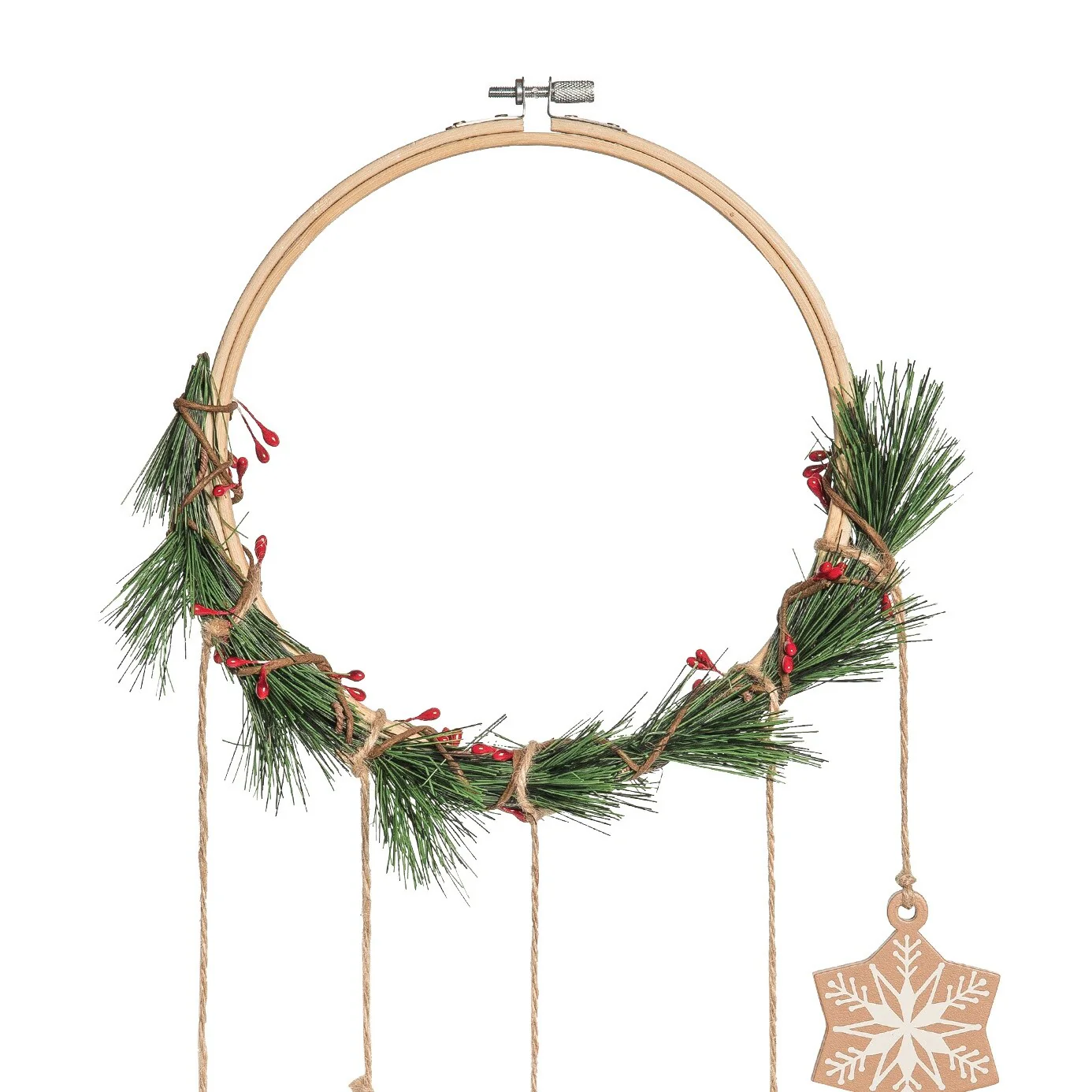 Wreath Snowflake Mobile