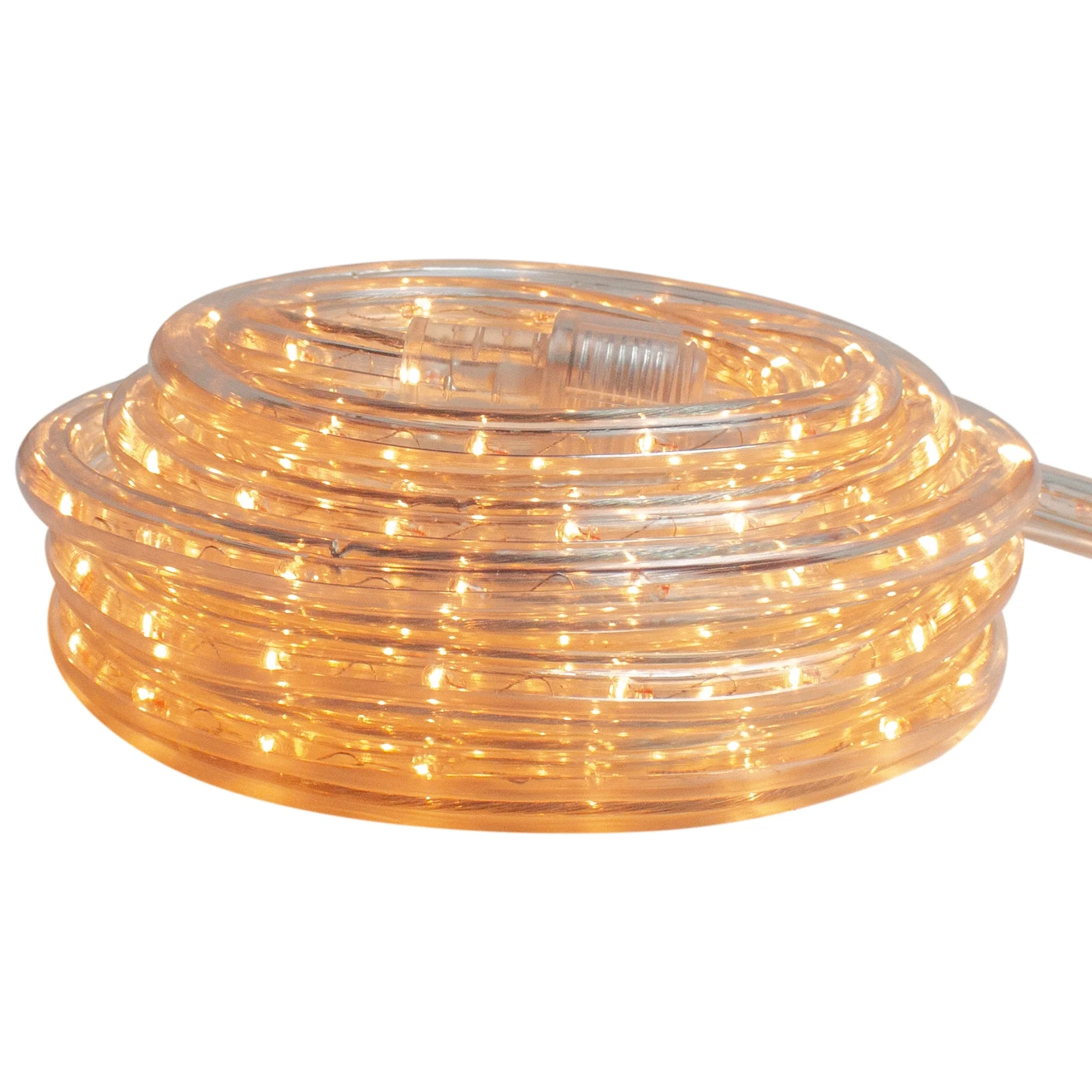 100ft Clear Incandescent Outdoor Christmas Rope Lights