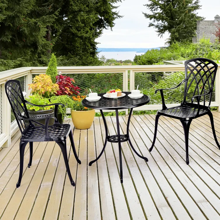 Balvir 2 - Person Round Outdoor Dining Set