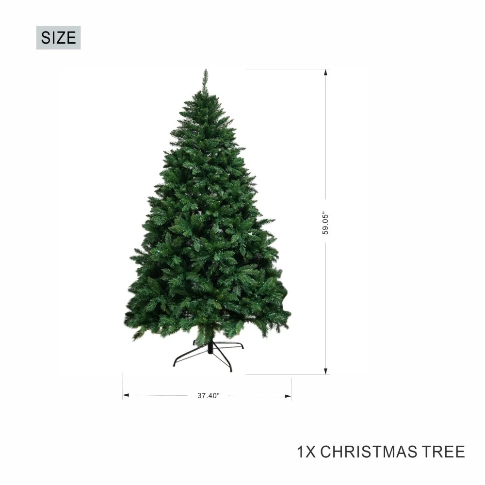 5/6/7 ft. Fir Pre-lit or Unlit Artificial Christmas Tree