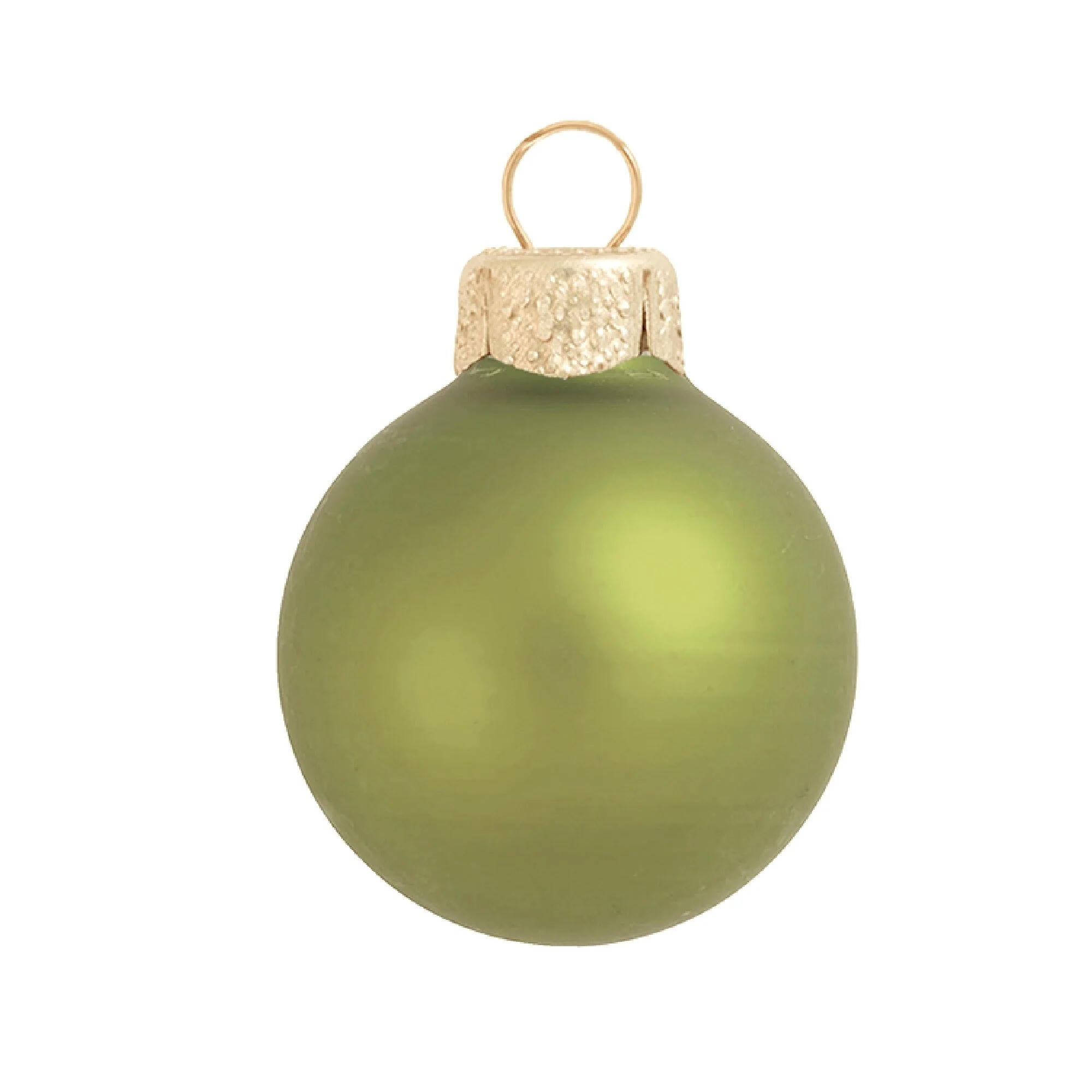 Matte Christmas Glass Ball Ornaments - 2.75