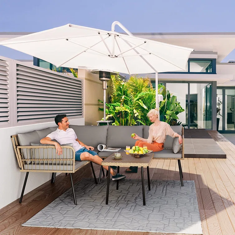 Walsh 5 - Person Outdoor Seating Group with Cushions