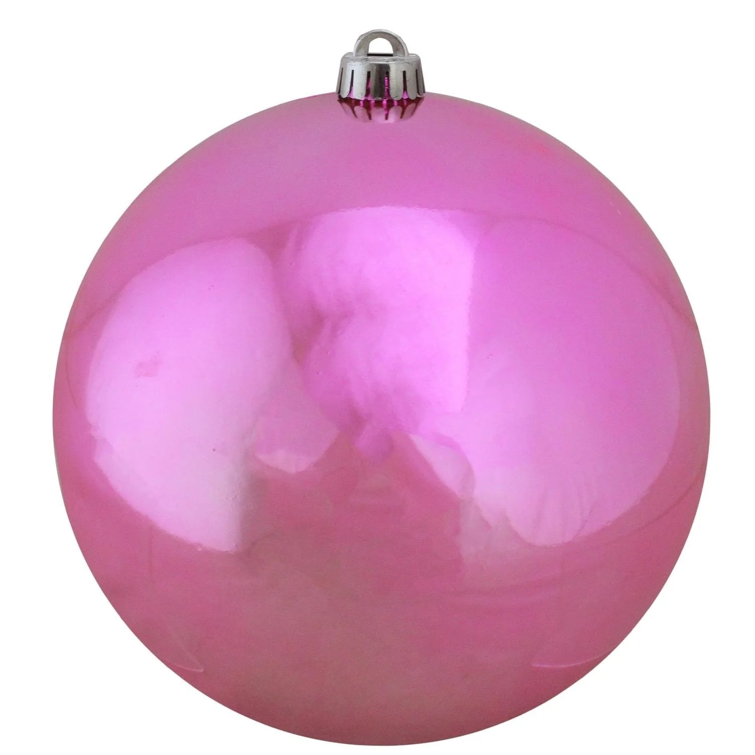 Shatterproof Shiny Orchid Pink UV Resistant Commercial Christmas Ball Ornament 8