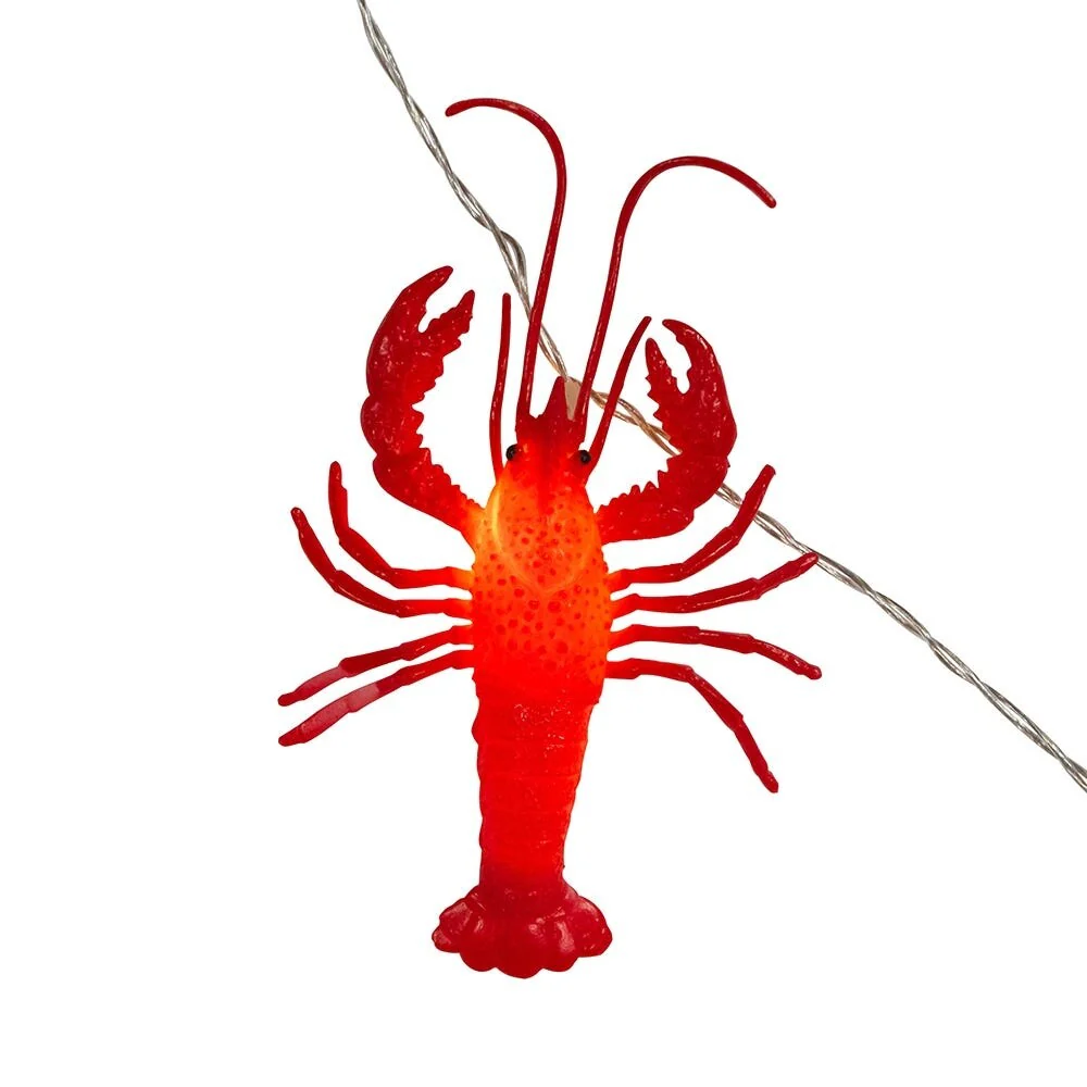 Kurt Adler 5.75-Inch 10-Light LED Lobster Light Set
