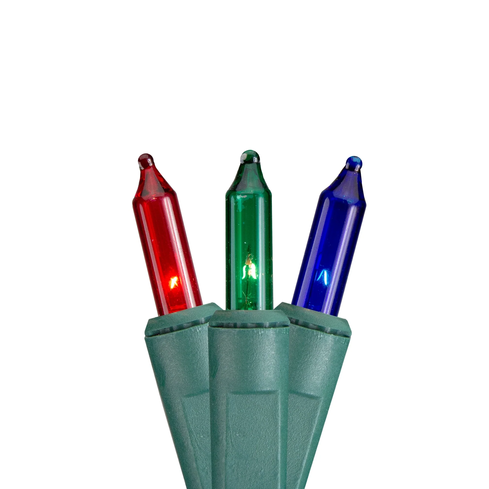 150 ct Blue, Green Red Multi-Function Mini Christmas Light Set,