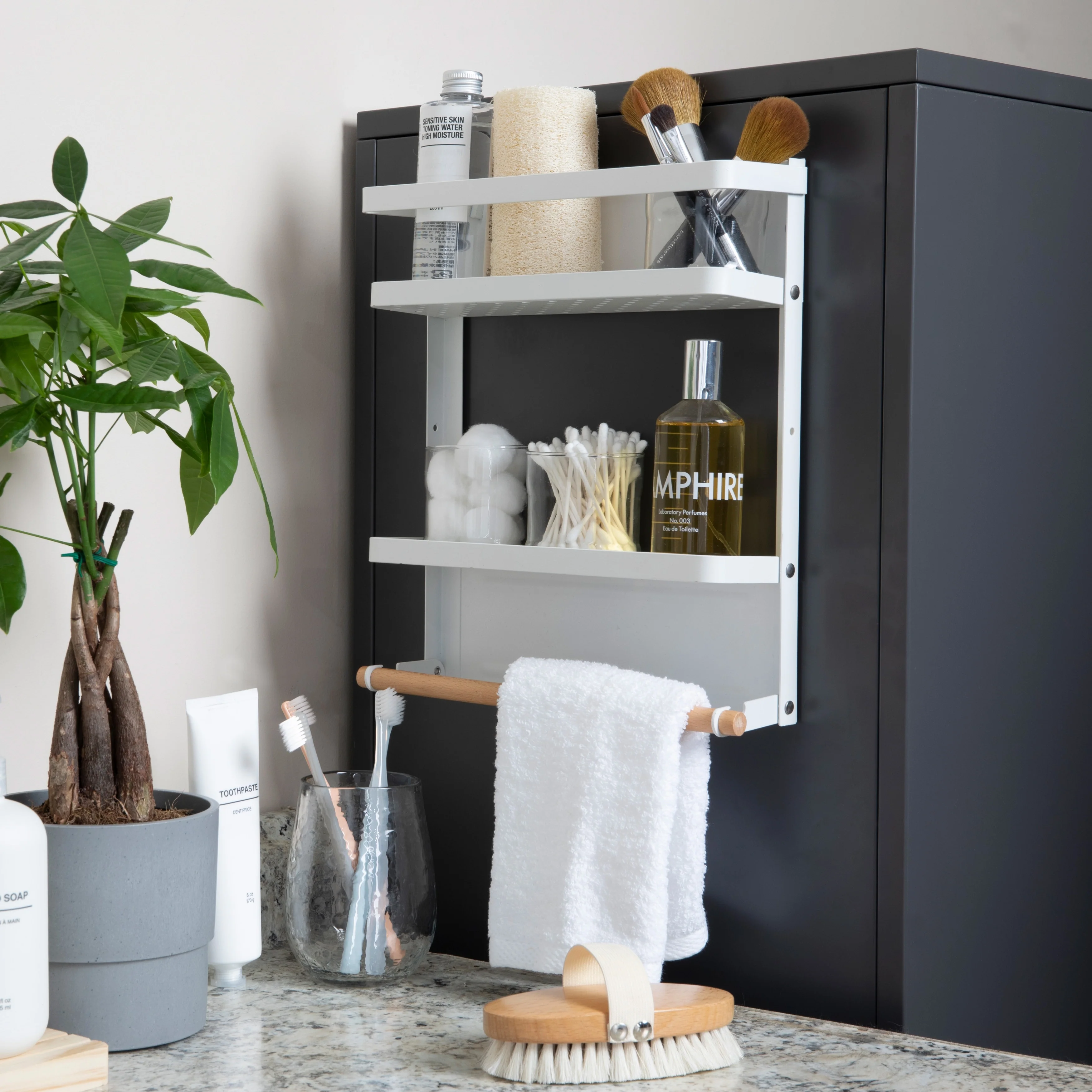 Household Essentials Metal Magnetic Organizer Rack - 11.3