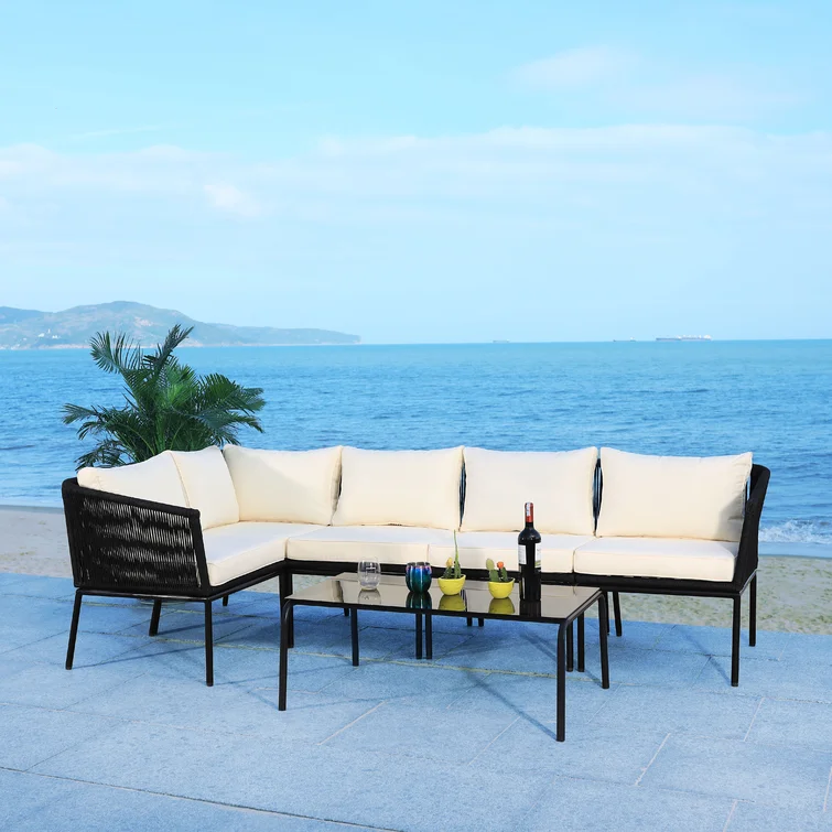 5 - Person Outdoor Seating Group with Cushions