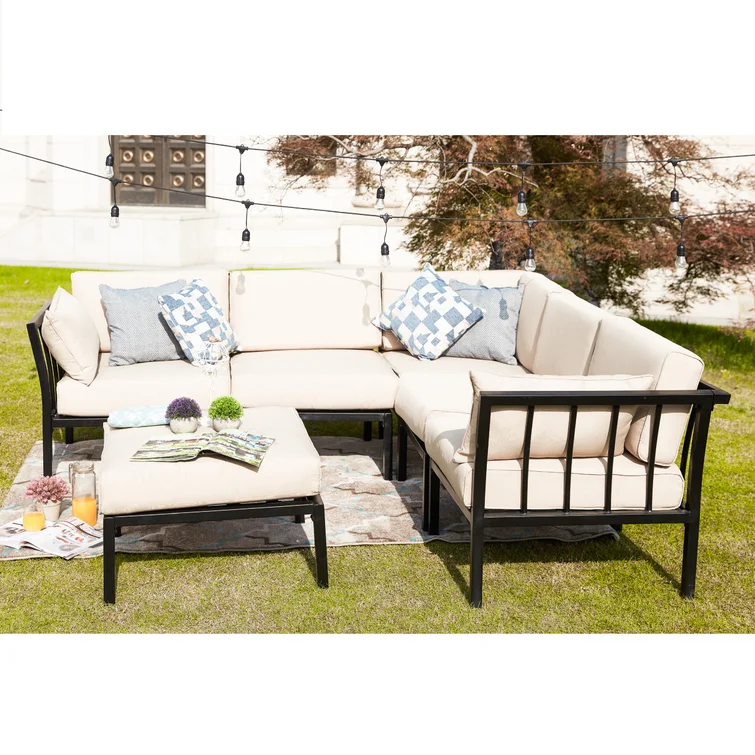 Overton 5 - Person Outdoor Seating Group with Cushions